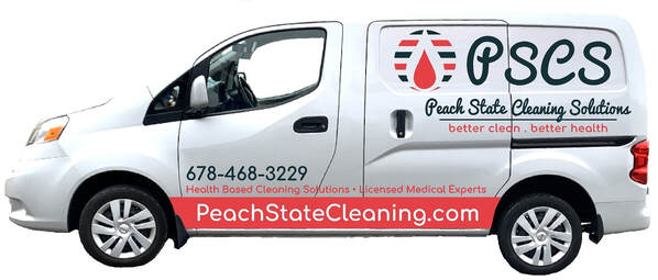 Peach State Cleaning Solutions company vehicle.